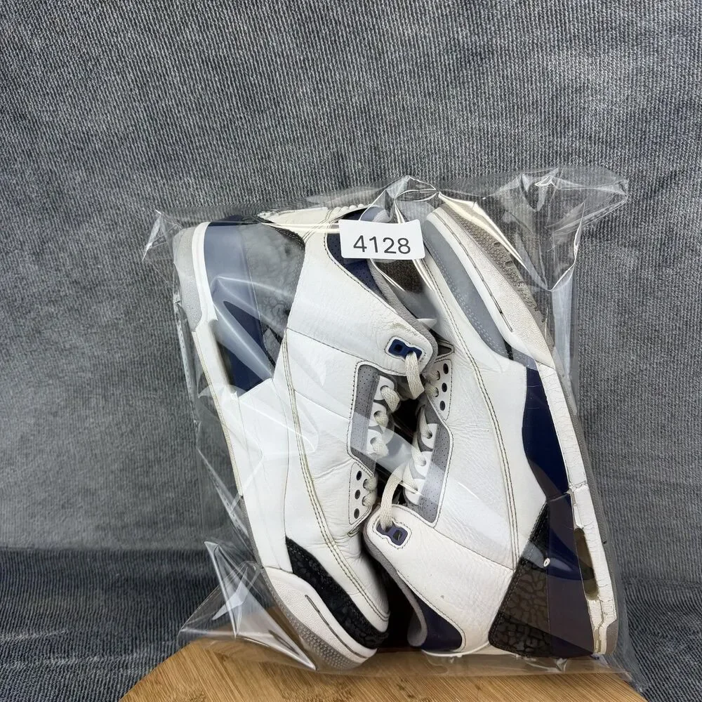 Jordan Air Jordan 3 Retro Midnight Navy Shoes Mens Size 10 Sneakers CT8532-140